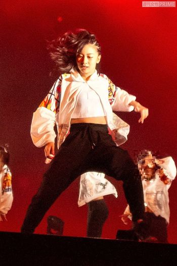 昨年10月のダンス大会では華麗に踊るも現在、ダンスは中断されている