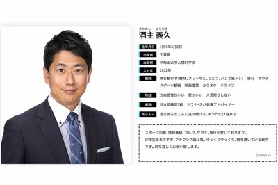 フジテレビ酒主義久アナウンサー『めざまし8』で悔し泣きも「土足で踏みにじってきた」過去の“やらかし”…