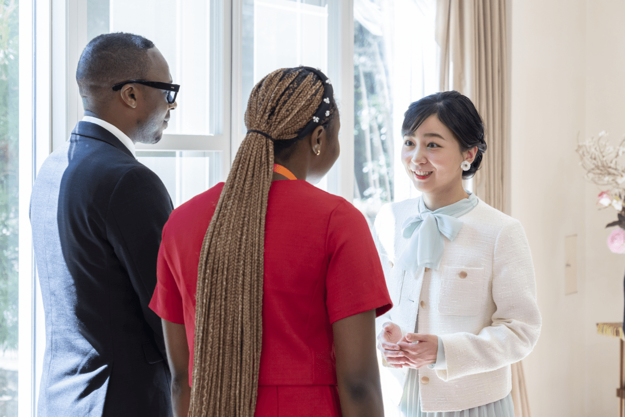 国際交流事業「世界青年の船」に参加する、各国の若者たちと面会（2026年3月12日）写真／宮内庁提供