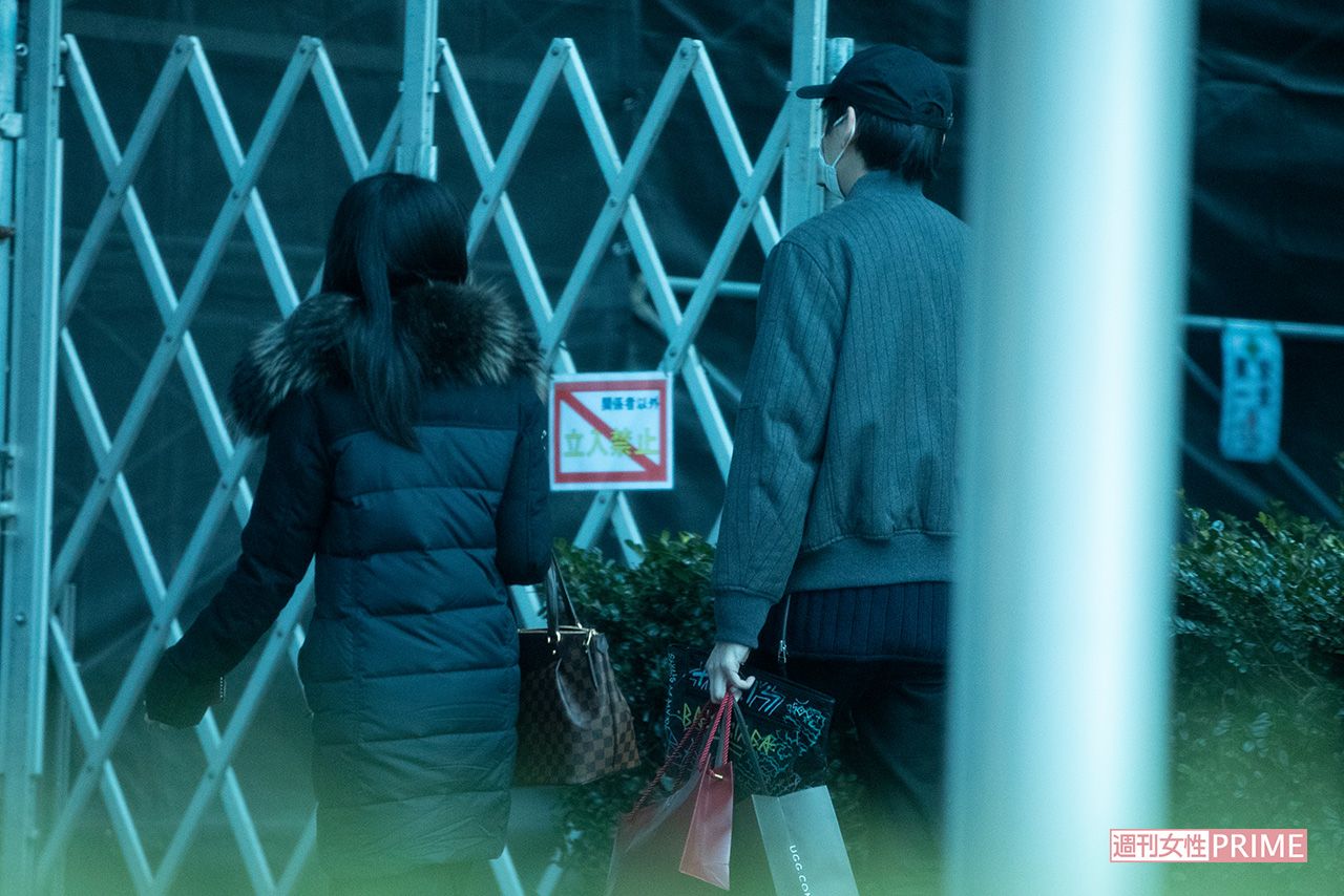 古川と女性のツーショット