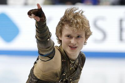 2025年グランプリファイナルでのマリニン。愛称は“クワッド・ゴッド”（写真：共同通信社）