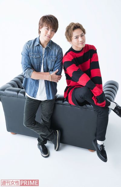 TAKAHIROと登坂広臣　撮影／廣瀬靖士