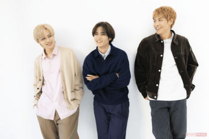 THERAMPAGE・左から吉野北人（26）、川村壱馬（26）、RIKU（29）撮影／矢島泰輔