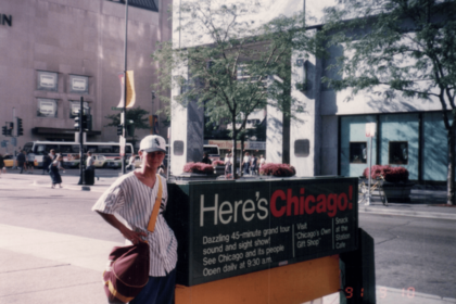 留学中のシカゴにて。留学生の中で最年少だった