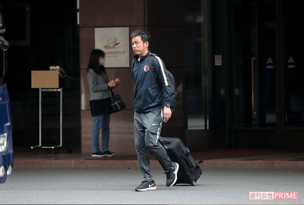 '18年4月6~7日、Aさんと宿泊したホテルから試合に向かう柳沢