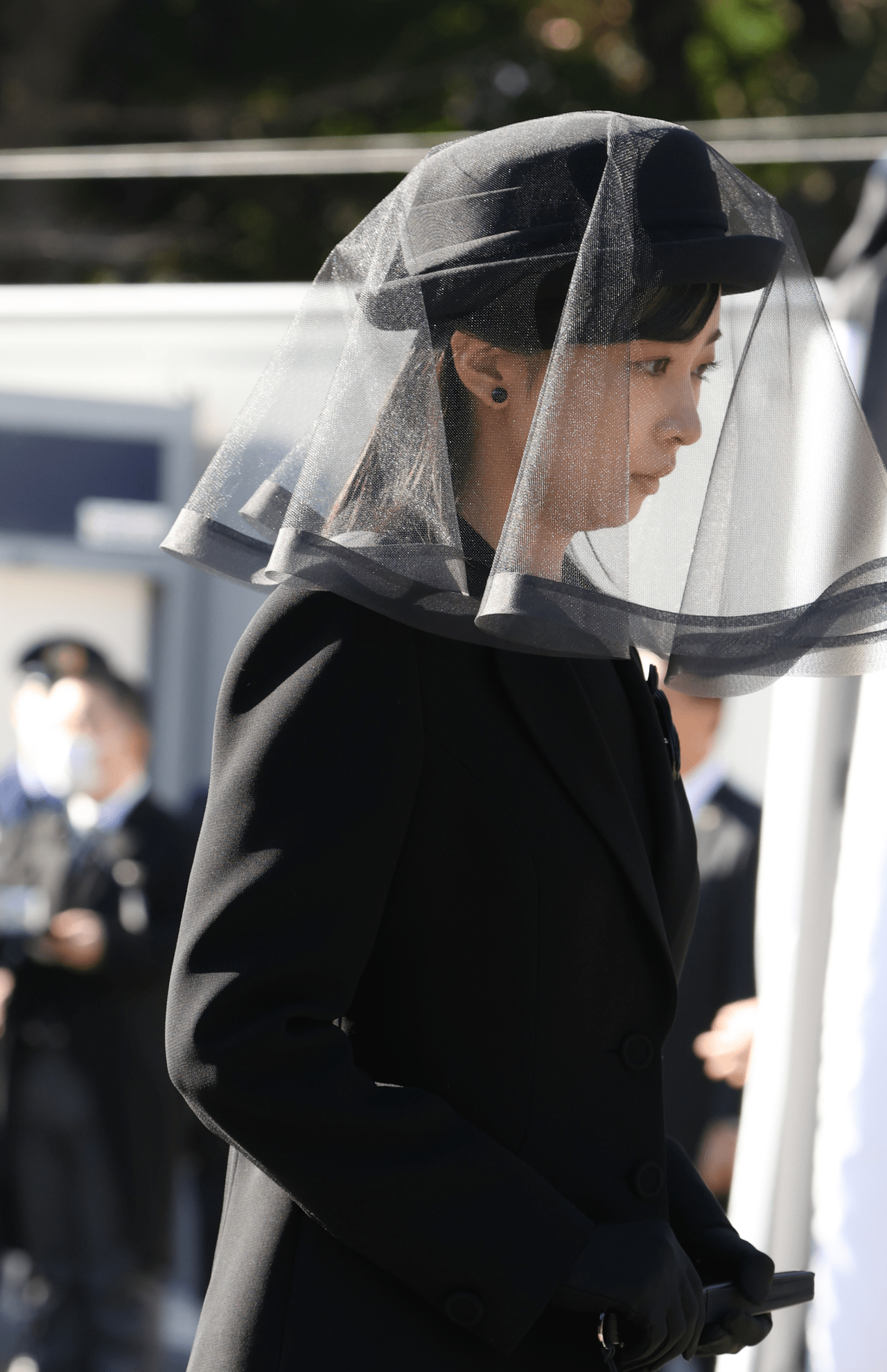 三笠宮妃百合子さまの「斂葬の儀」に参列された佳子さま（2024年11月26日）