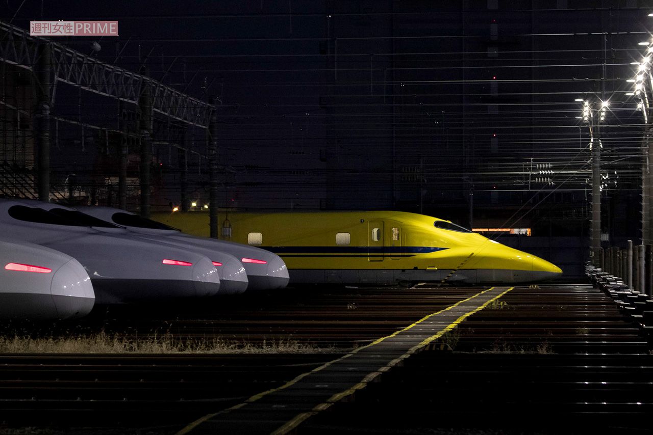 東海道新幹線とドクターイエロー　撮影／編集部