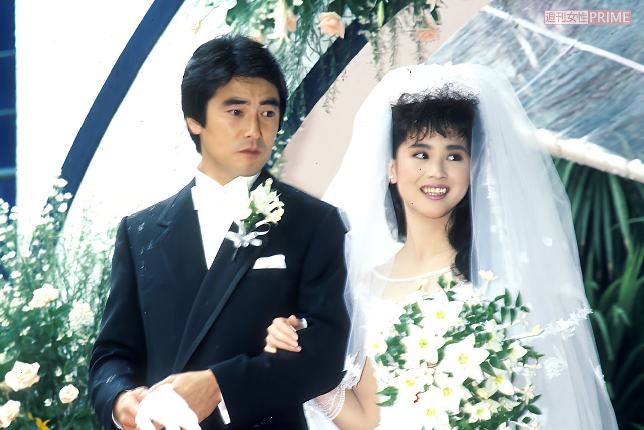 '85年『聖輝の結婚』と祝福された神田正輝との結婚。しかし、この結婚生活は12年後に幕を