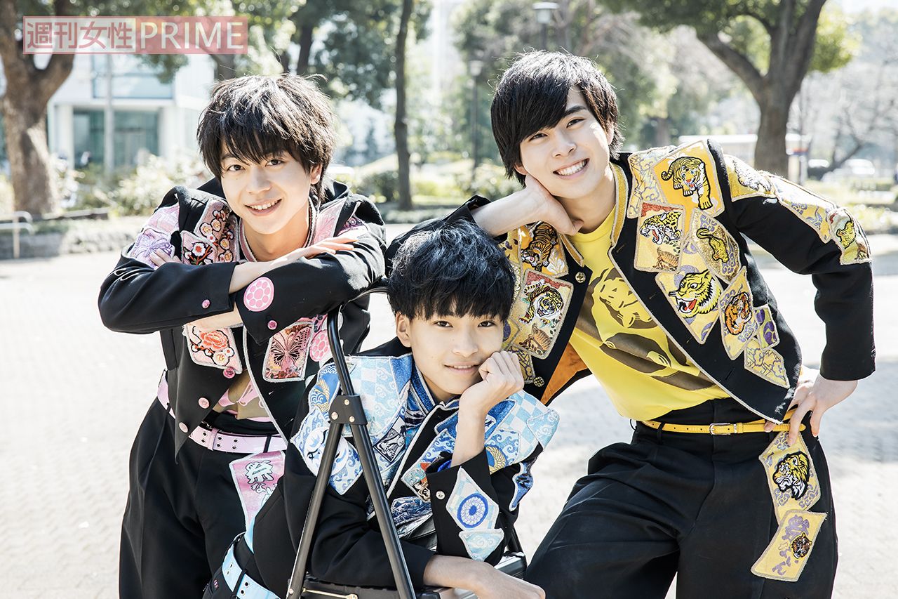 （左から）神田陸人、高崎寿希也、野々田奏　撮影／廣瀬靖士