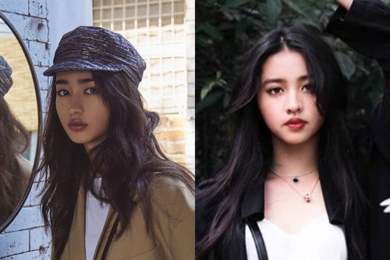 左がヴァンダで右がKoki,。鼻と口の位置関係が特に似ているような