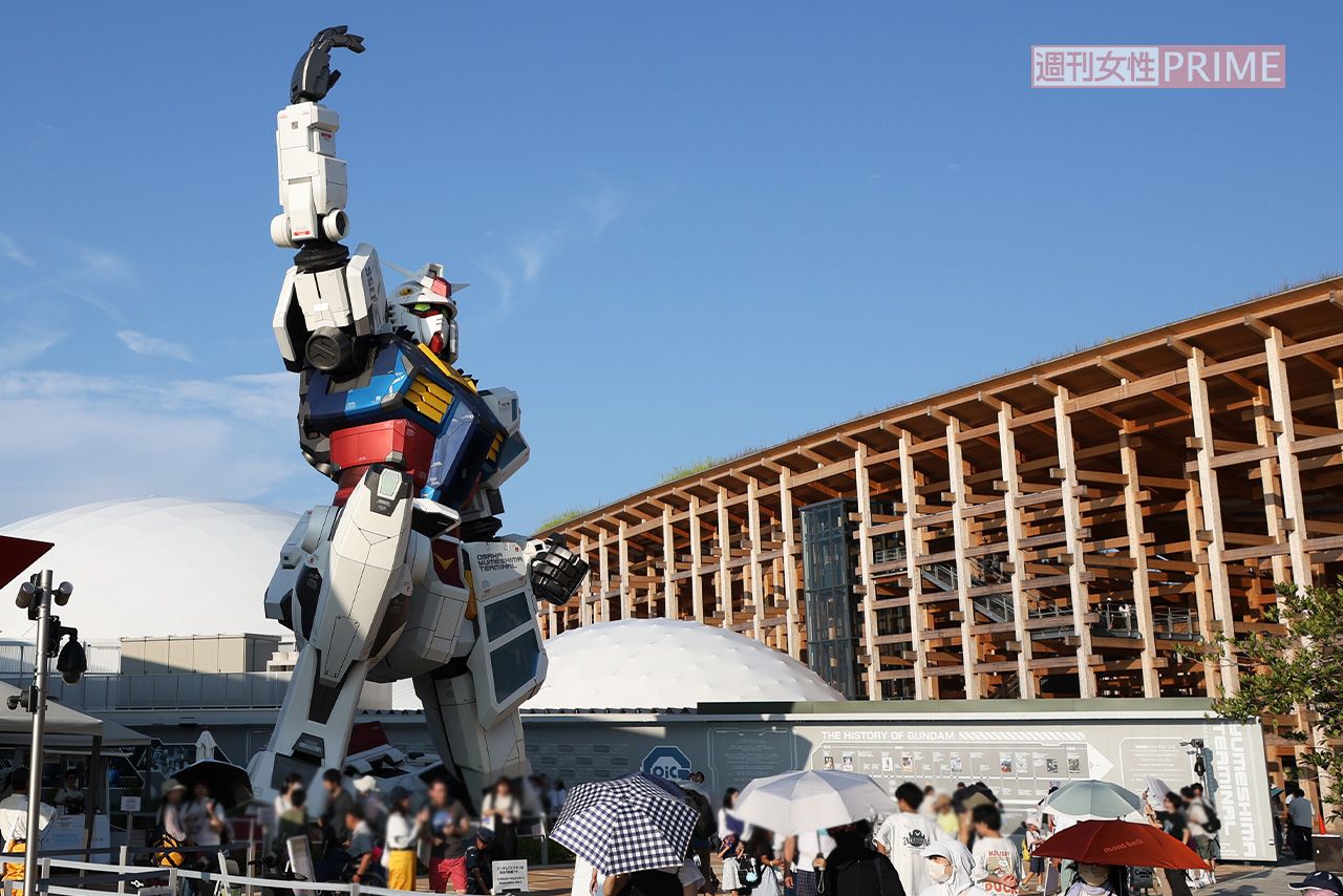 こいつが動く？大阪万博でも活躍した『ガンダム』
