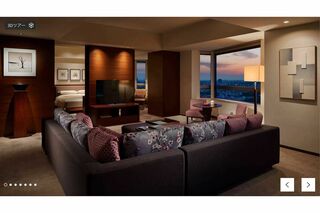中居正広と“男性タレント”による女子アナとの“ホテル飲み会”が開かれたとされている『グランドハイアット東京』のスイートルーム。松本人志の性加害疑惑の際にも取り沙汰された（ホテルの公式サイトより）