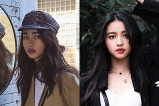 左がヴァンダで右がKoki,。鼻と口の位置関係が特に似ているような