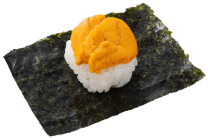 魚べい：うに海苔包み165円