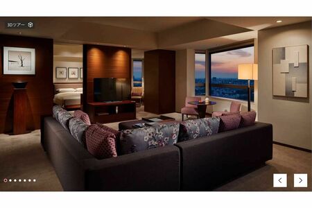 中居正広と“男性タレント”による女子アナとの“ホテル飲み会”が開かれたとされている『グランドハイアット東京』のスイートルーム。松本人志の性加害疑惑の際にも取り沙汰された（ホテルの公式サイトより）