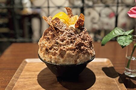 ジャンドゥーヤと新生姜のこおり／2100円