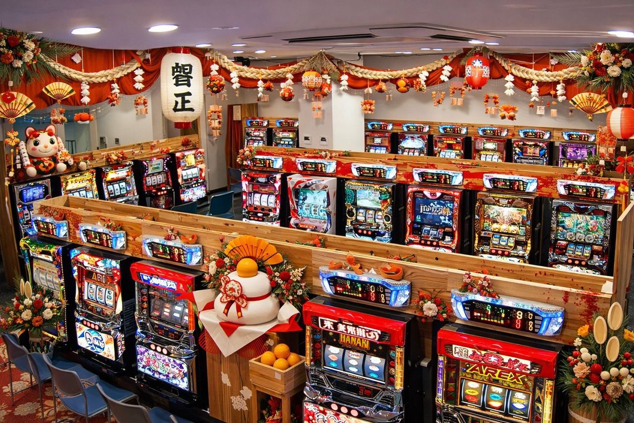 年末年始はお正月モードに　写真提供／能登の宿 和倉温泉はまづる