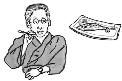 井伏鱒二、太宰治、遠藤周作といった大作家にも慕われていた佐藤春夫　イラスト／長田直美