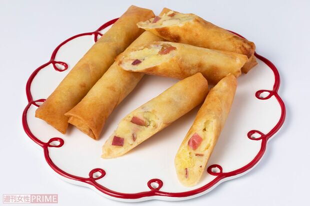 りんごとさつまいもの春巻き　撮影／矢島泰輔