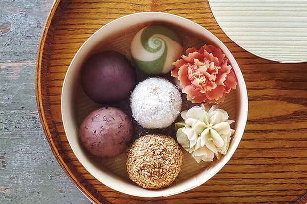 日替わり7種おはぎセット/タケノとおはぎ