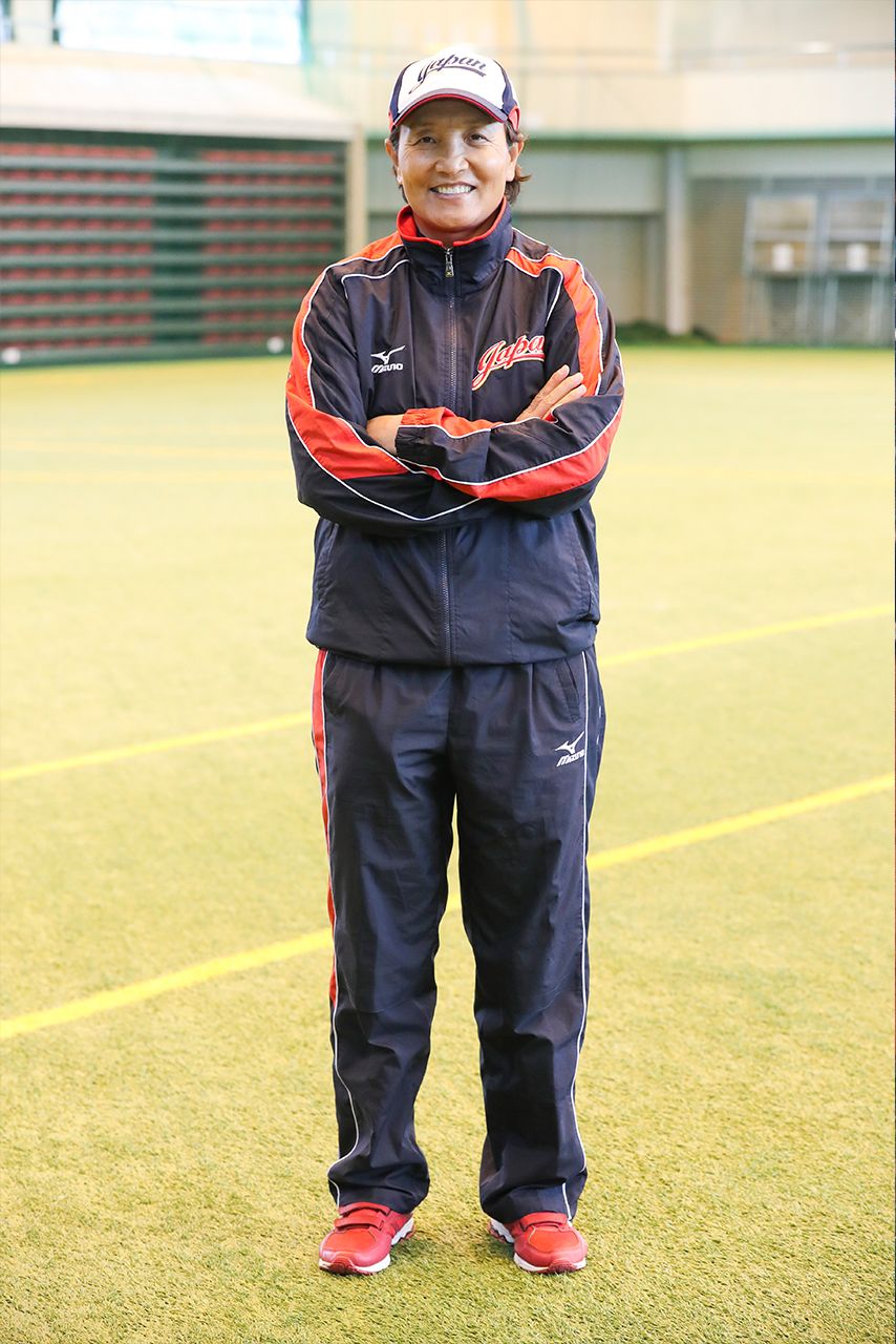 ソフトボール日本女子代表監督・宇津木麗華さん　撮影／吉岡竜紀