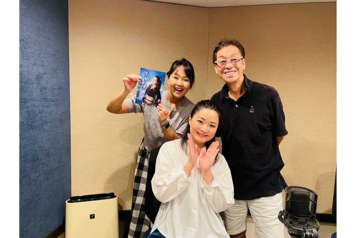 2026年9月4日にラジオ復帰した清水アキラ（ゲスト出演した演歌歌手・竹川美子のブログより）