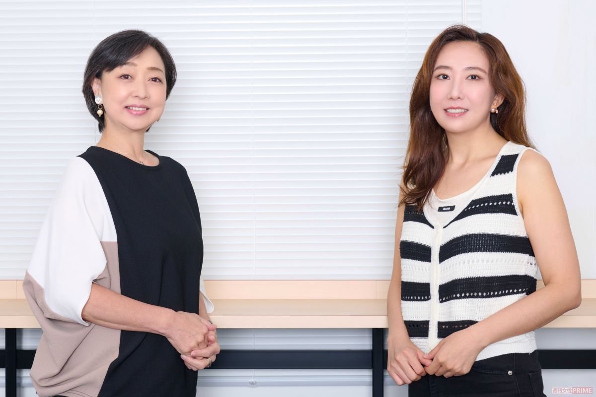 川上麻衣子さん（左）とアン・ユーさん