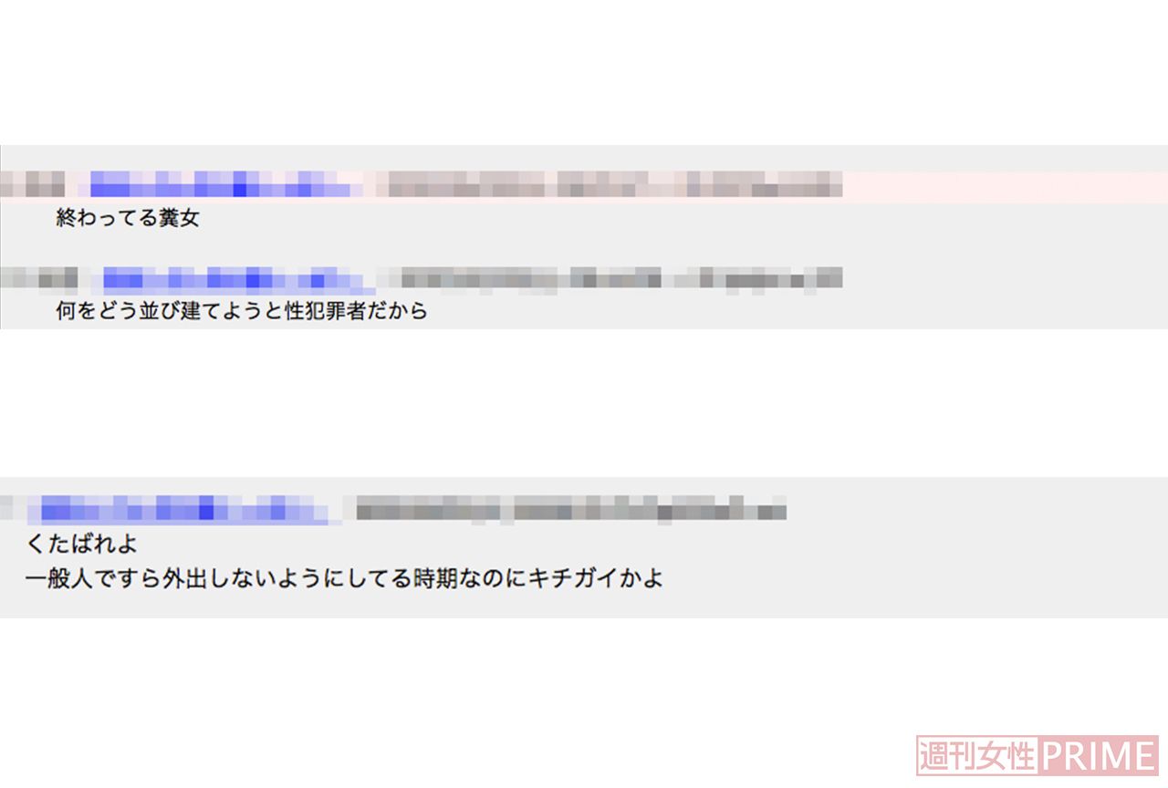 木村花さんに投げかけられた心ない言葉たちの一部