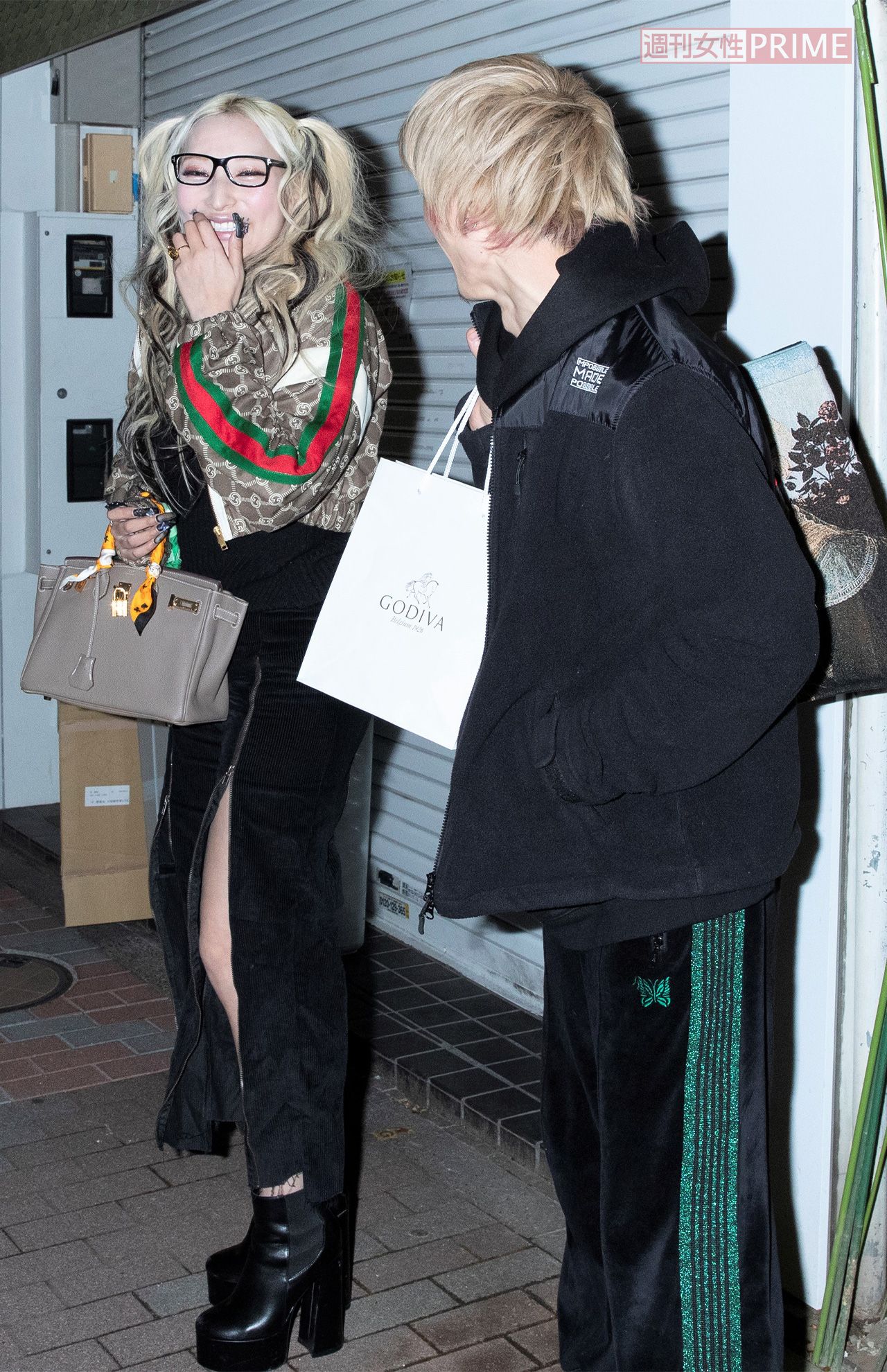 銀座でバレンタインデート中の加藤紗里を直撃