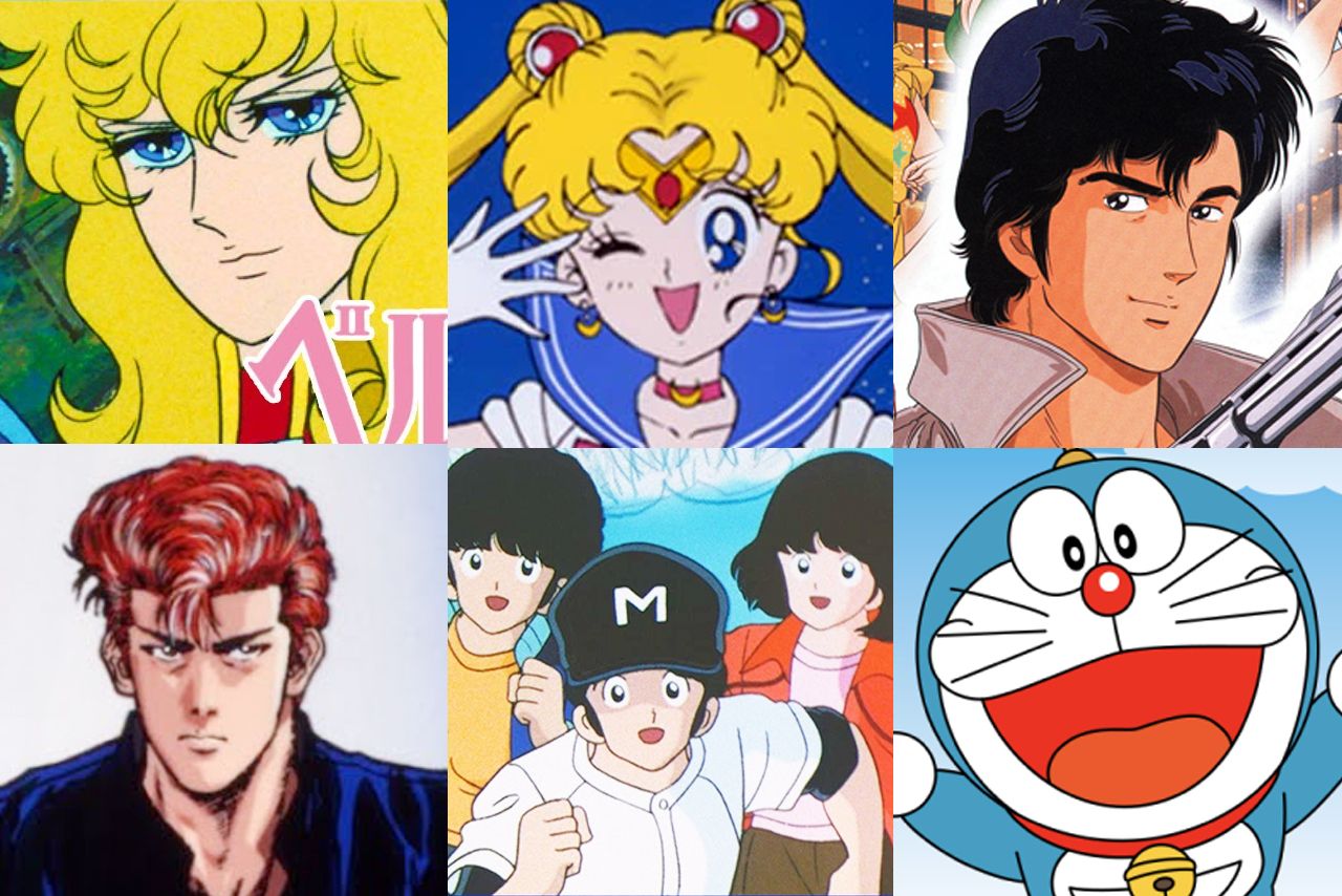 昭和・平成のアニメ作品が再び脚光を浴びている