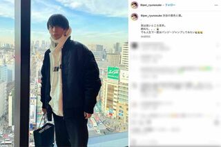 投稿初期、2022年頃の岡田隆之介（本人のインスタグラムより）