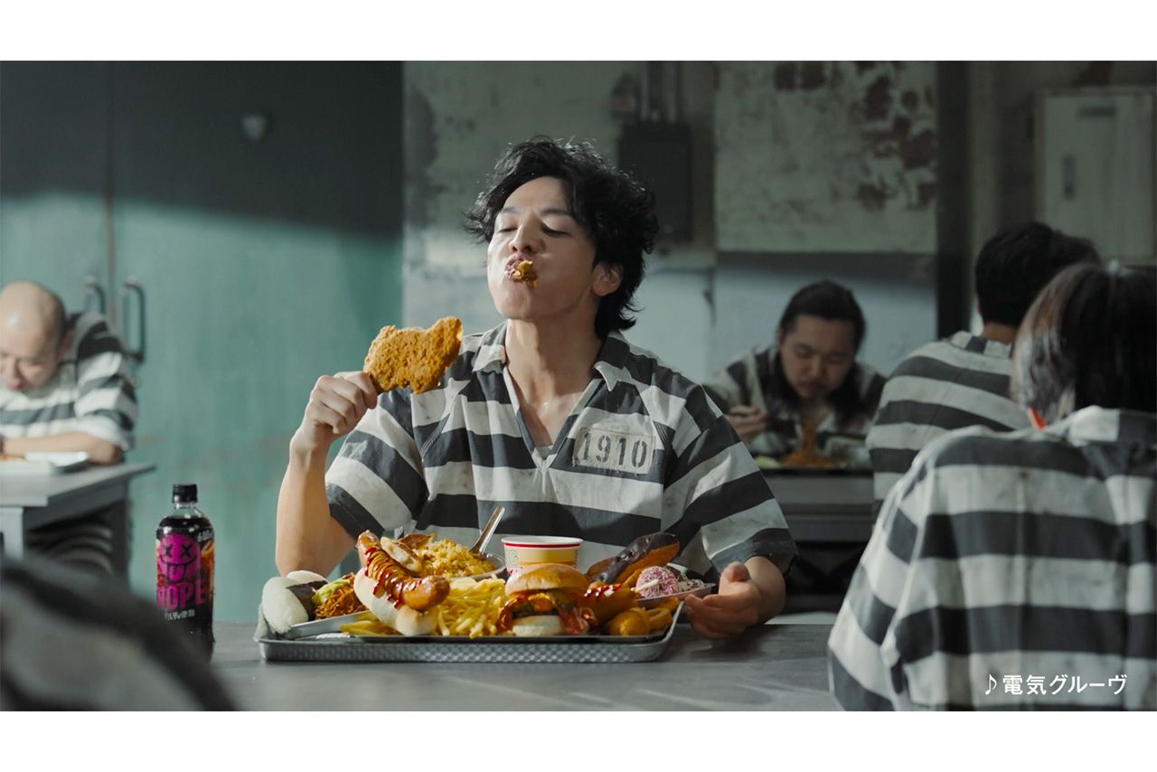 『ギルティ炭酸NOPE』CMに出演する生田斗真（サントリー提供）