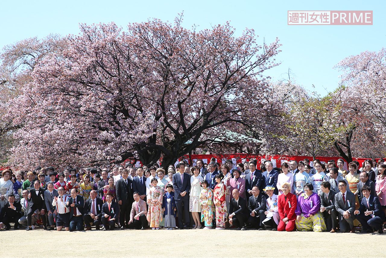 2019年4月13日「桜を見る会」、安倍晋三首相“最後の会”に