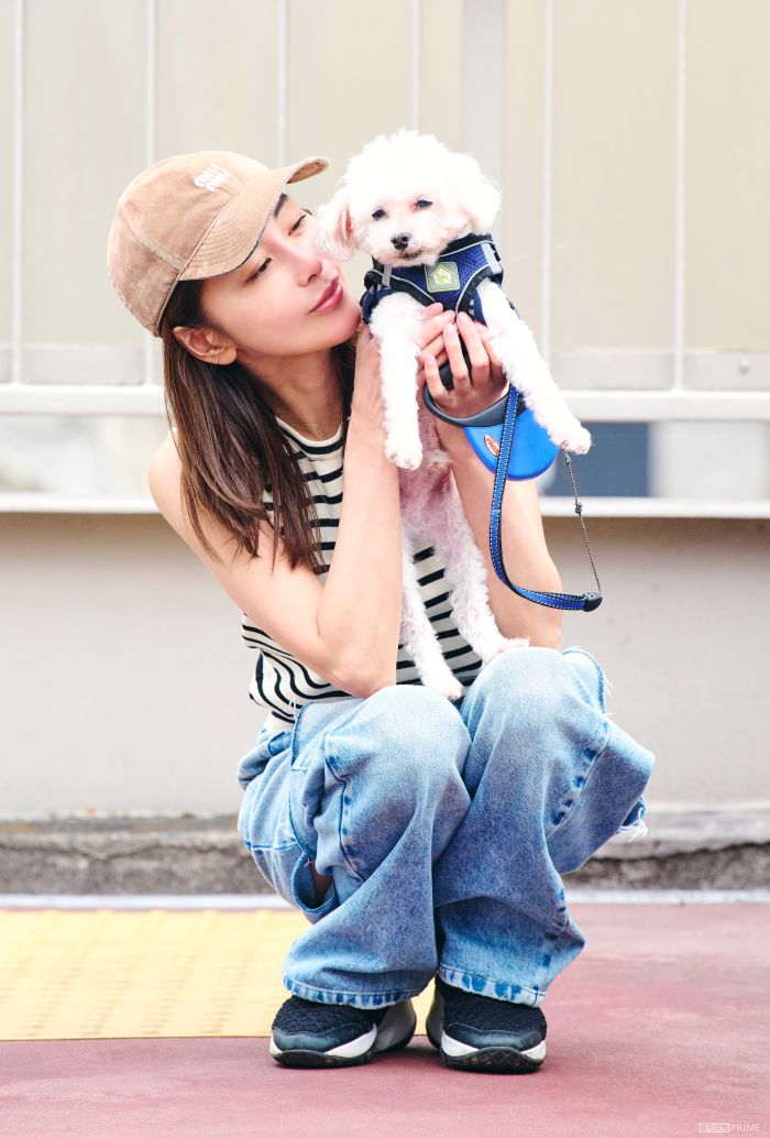 熊切あさ美と愛犬の『ころん』
