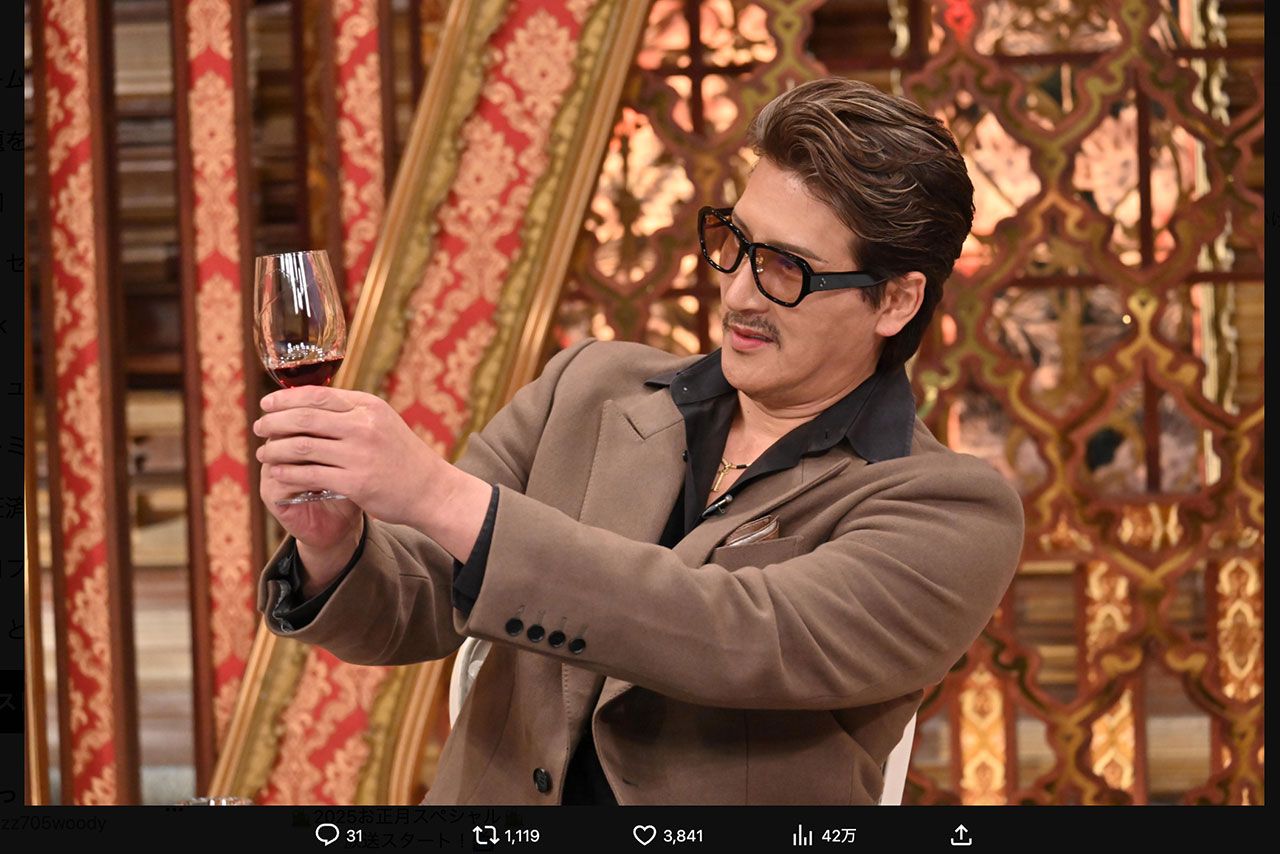 整形を告白した新庄剛志（芸能人格付けチェック公式Xより）