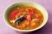 トマトとさばの辛みそスープ