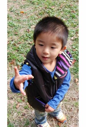 事故前、公園で元気に遊んでいたころの徠夢君。突然、日常が一変した