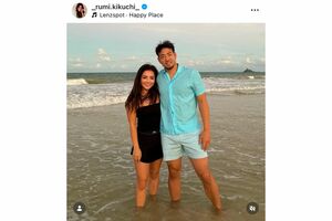 菊池雄星の妻・瑠美さんのインスタグラムより