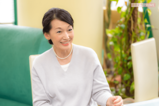 タレント、実業家・岡田美里（撮影／佐藤靖彦）