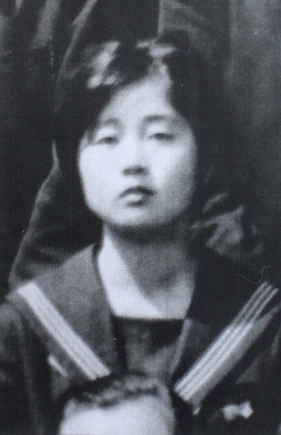 東筑高校時代の筧千佐子被告（卒業アルバムより）