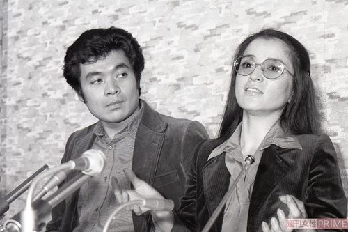 '80年に元夫の小宮とともに離婚会見を開いた倍賞千恵子