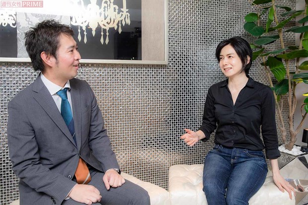 “女性向けプラン”を考案!　担当者の鴨志田晃さん（左）