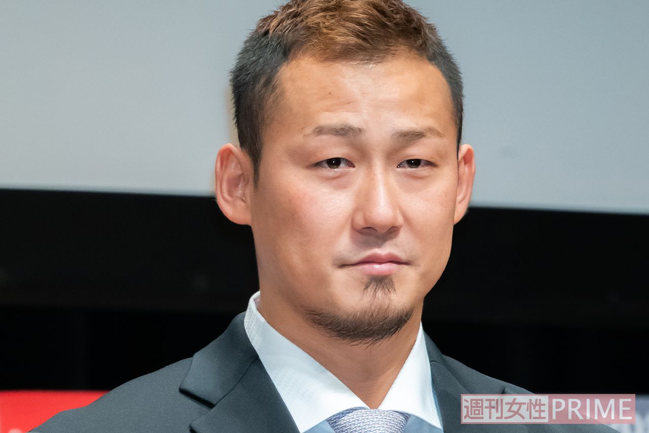 『第13回ペアレンティングアワード授賞式』での北海道日本ハムファイターズ・中田翔選手（'20年11月）