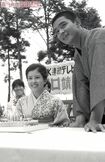 1985年のNHK朝の連続小説『澪つくし』ヒロインの沢口靖子と川野太郎