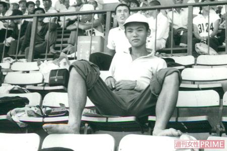 1969年、全日本青年陸上大会にて。自分が陸上競技に真剣に取り組んできたからこそ靴職人になった今、選手の気持ちに寄り添えるのかもしれない