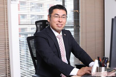 笑顔で取材にこたえてくれた諸橋仁智さん（撮影／吉岡竜紀）