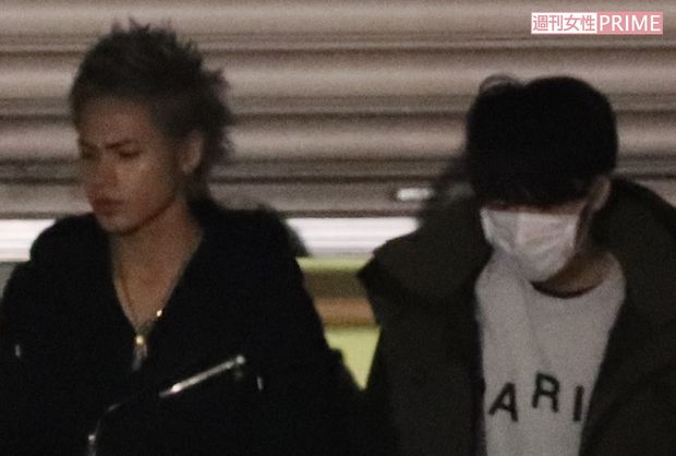 左から上田竜也・中丸雄一（2018年元旦初詣）