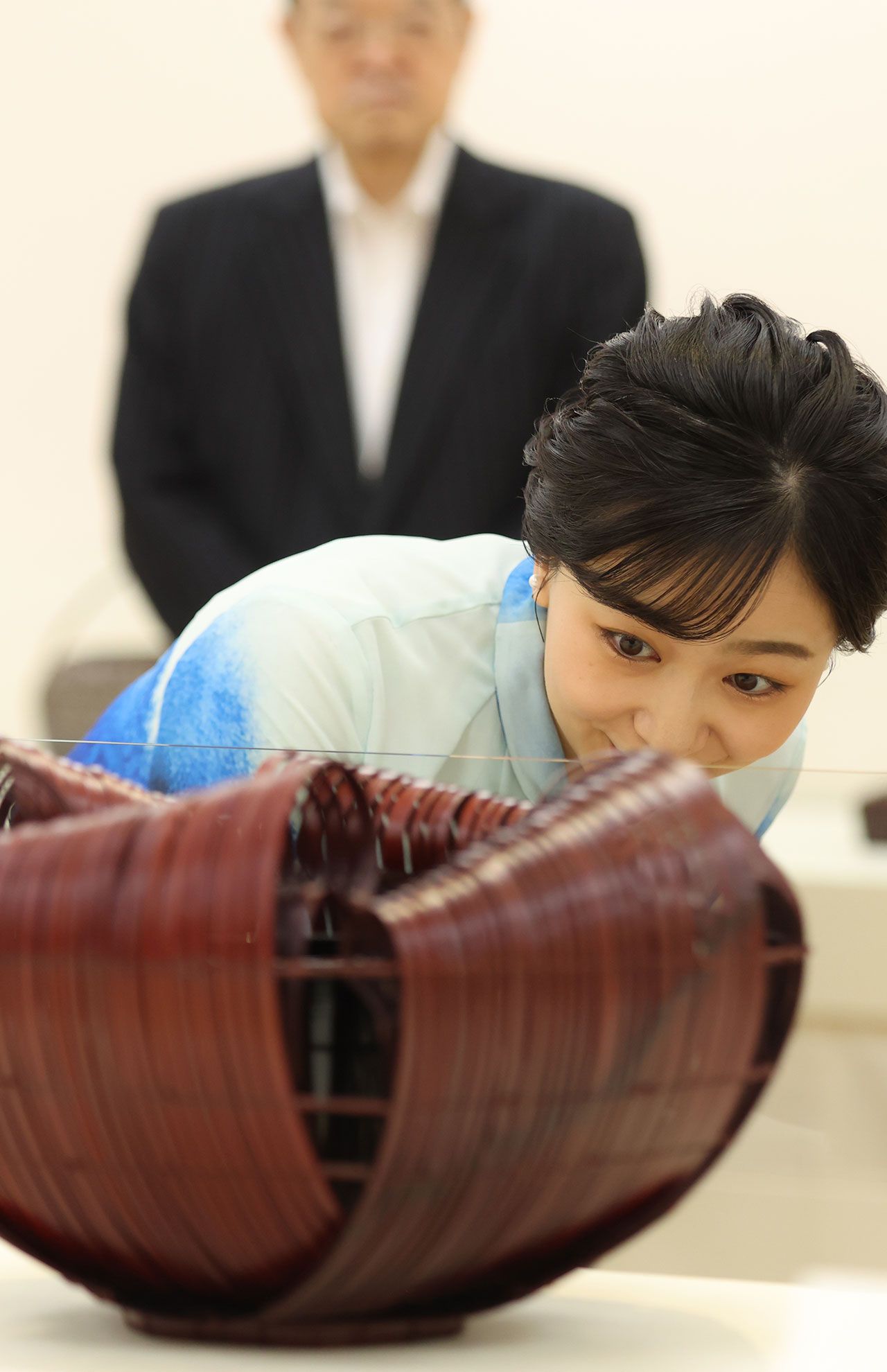 9月3日、自身が総裁を務める日本工芸会が主催する第73回日本伝統工芸展を観覧された佳子さま