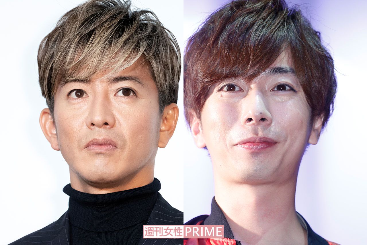 木村拓哉（左）と河合郁人