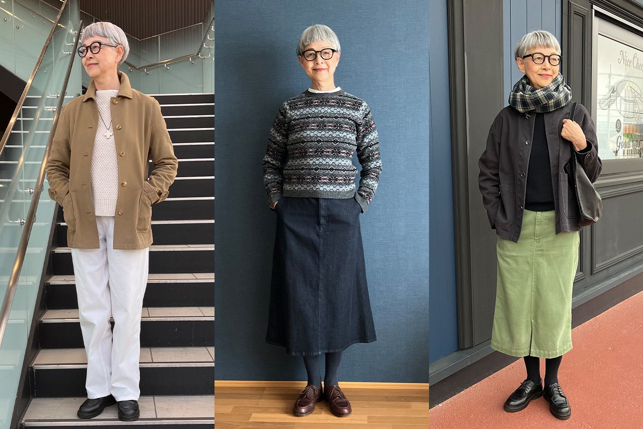 60代のおしゃれ＆あったか冬コーデ